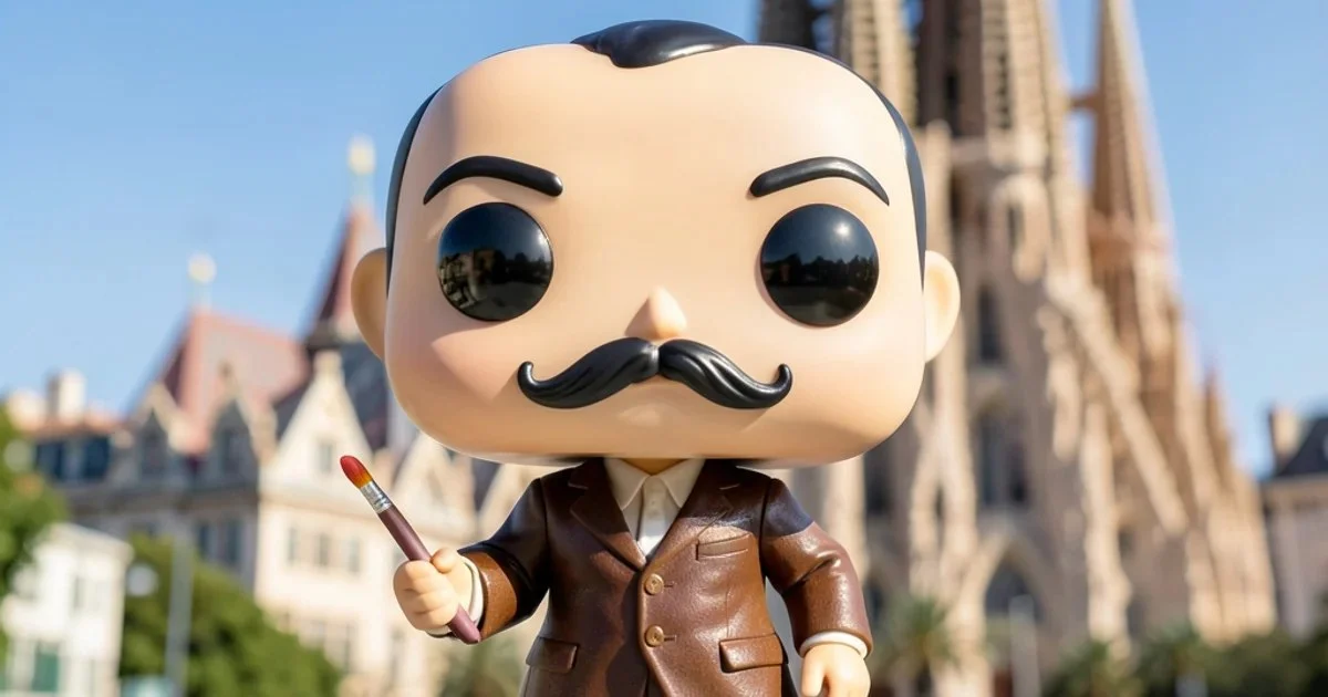 Funko Pop en Barcelona ante la Sagrada Família - Funkilandia